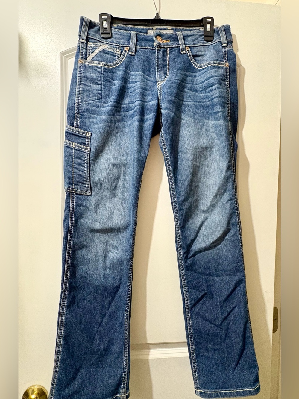 Ariat Women’s Blue Denim Bootcut Carpenter Jeans